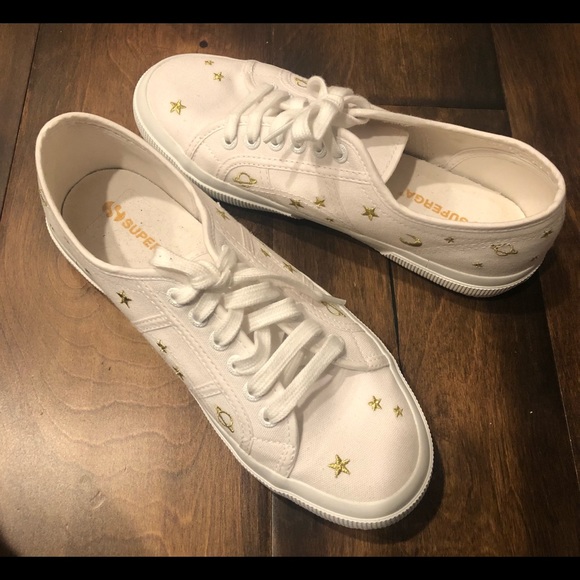 SUPERGA 2750 EMBCOTTON Sneaker in Stars ✨ NWOT - Picture 4 of 16